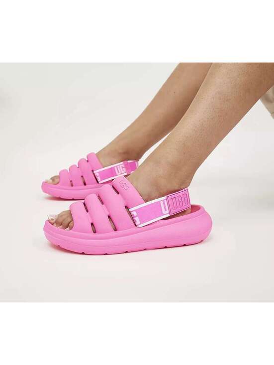 UGG Shoes - UGG Sport Yeah Slide Women's Slippers in Taffy Pink, Size 6